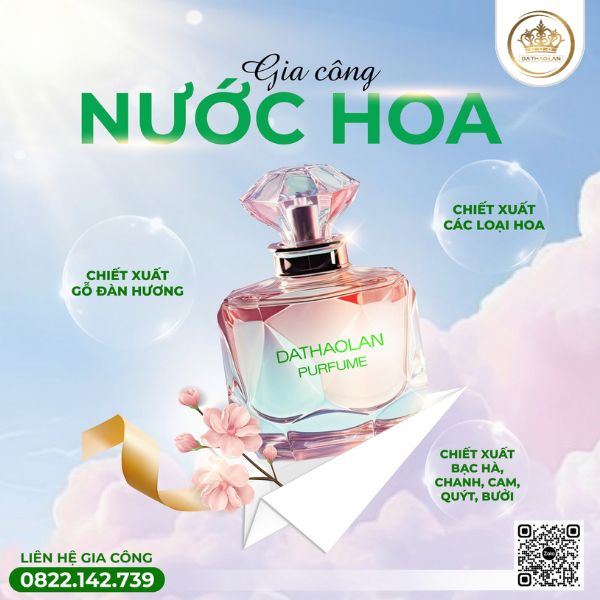 Gia công nước hoa độc quyền, chiết xuất từ những loài hoa