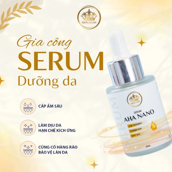 Gia công serum dưỡng da theo công thức riêng