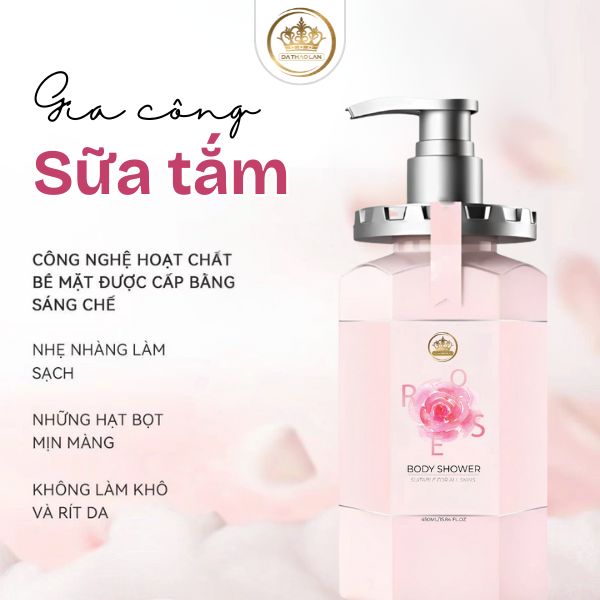 Gia công sữa tắm, công nghệ tiên tiến