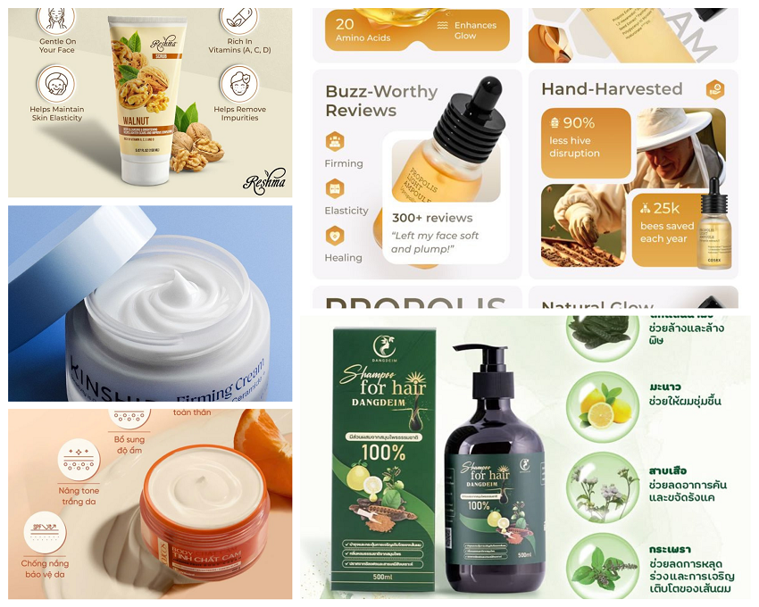 Gia công mỹ phẩm trắng da thiên nhiên
